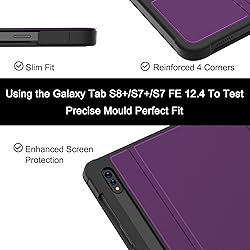 Soke Galaxy Tab S8+/S7 FE/S7 Plus Case with S Pen