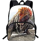 VEEWOW 16Inch Cool Animal Bag Dinosaur Bookbag for Boys Girls School Backpack (D948a)
