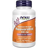 Now Foods Supplements, Maximum Strength Resveratrol 600 mg, 60 Veg Capsules