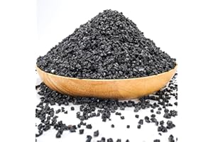 TOYPOPOR 2.2 lb Black Lava Pebble Vase Filler Pebbles Stones Crafting Floral Arranging Home Decor Decorative Colored Crushed Stones Special Black Aquarium Gravel for Freshwater Aquariums