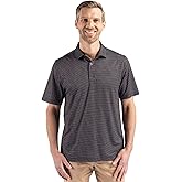 Cutter & Buck Pike Eco Shadow Check Print Recycled Mens Polo