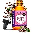 Leven Rose Coffee Bean Caffeine Serum for Eyes 1 oz - Anti-aging Caffeine Eye Serum - Organic Under Eye Serum - Eye Serum for Puffy Bags Under Eyes