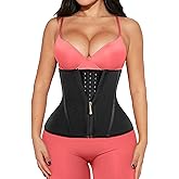 Phateey Women Waist Trainer Cincher 3 Straps - Tummy Control Sweat Girdle Workout Slim Belly Band for Weight Loss