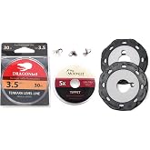 DRAGONtail Tenkara - Basic Tenkara Level Line Starter Kit | Complete beginner fly fishing setup with high-visibility line, leader, and flies to start fishing immediately