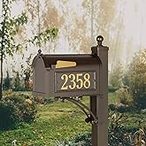 Whitehall Deluxe Streetside Mailbox Package,Bronze,Extra Large,70727