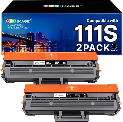 GPC Image Compatible Toner Cartridges for Samsung MLT-D111L D111S 2-Pack