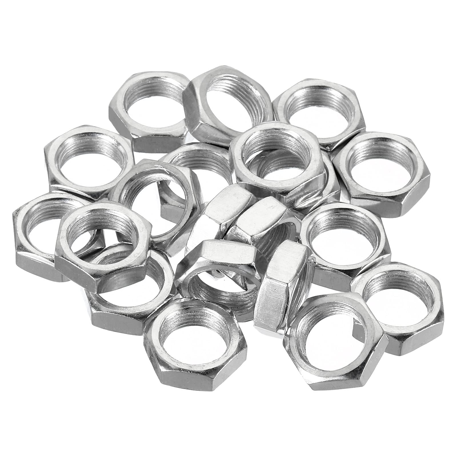 PATIKIL M14 x 1.0 Steel Hex Nuts, 20 Pack Metric