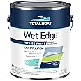 TotalBoat Wet Edge Marine Topside Paint for Boats, Fiberglass, and Wood (Sea Foam), 1 Gallon (Pack of 1)