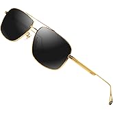 ATTCL Men's Fashion Driving Polarized Sunglasses UV Protection Metal Frame