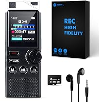 Amazon.com: 264GB High Capacity Digital Voice Recorder, Voice ...