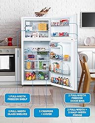 Commercial Cool 18 Cu. Ft. Top Mount Refrigerator