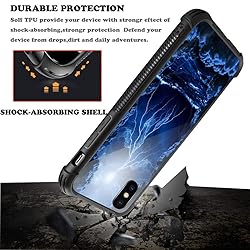 CARLOCA Compatible with iPhone Xs MAX Case,Into The