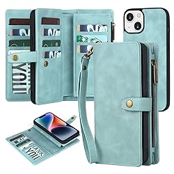 TwoHead for iPhone 14 Wallet Case with Card