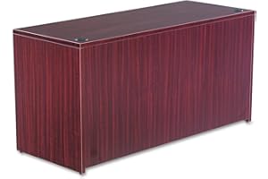 Alera Valencia Series 60 by 24 by 29-12-Inch Credenza Shell, Mahogany Frame/Top