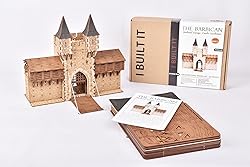 Barbican P - Castle gate - 3D Wooden Puzzle - DIY