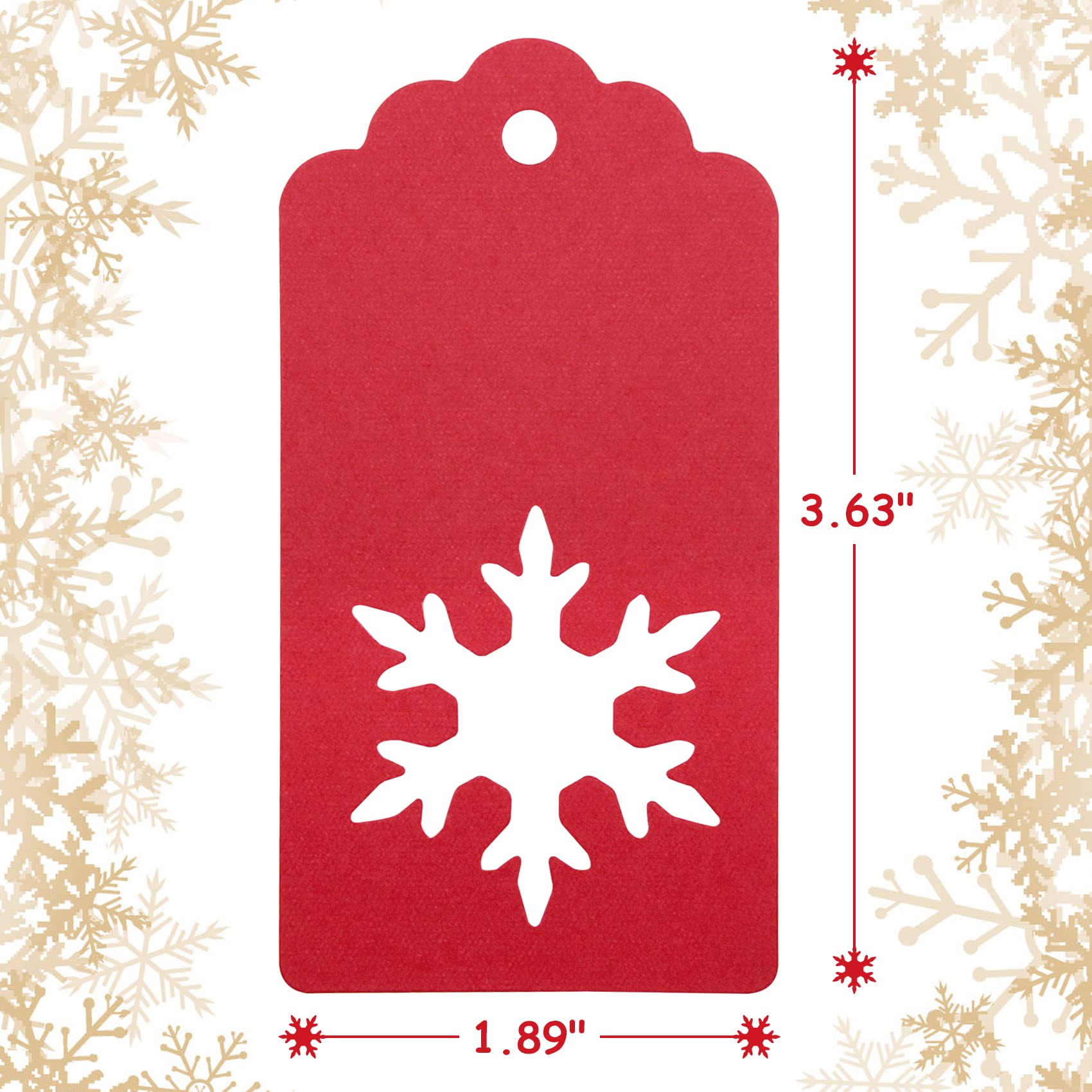 300 Feet Natural Jute Twine and 100PCS Gift Tags & Price Tags Labels by Blisstime (red)