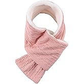 OMUKY Unisex Winter Knit Warm Scarves Thick Fleece Scarf Cold Weather Soft Neck Warmer for Women Men