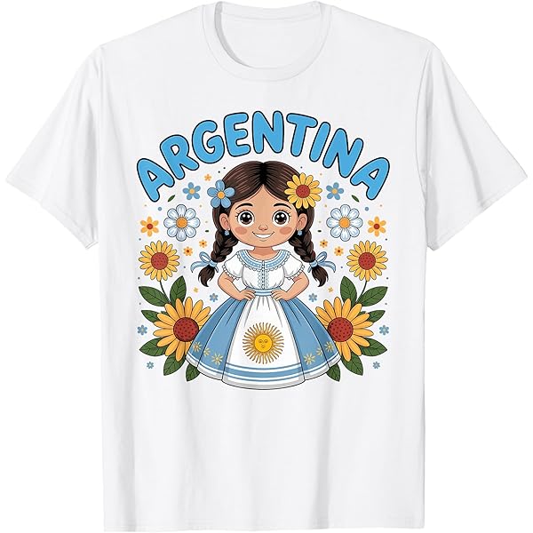 Amazon.com: Argentinian Girl Argentina Girl Chica Argentine T-Shirt :  Clothing, Shoes & Jewelry