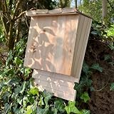 Selections Large Wooden Bat Nesting Roosting Boxes Single Chamber Grooved view 5
