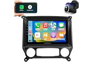 AINAVIGO 10.2" Car Stereo Radio for Chevy Silverado & GMC Sierra 2014-2018 - Wireless CarPlay Android Auto | 5G WiFi GPS Navigation | Bluetooth FM/SWC | Touchscreen | Plug & Play | 1080P Backup Camera