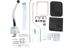 Automatic Shifter for C6 C4 700R4 TH400 TH350, for Mr Gasket 7668 Three Four Speed Automatic Floor Shifter Kit 3/8‑16in Ball 