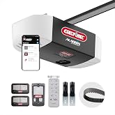 Genie QuietLift Connect &ndash; WiFi Smart Garage Door Opener with Added Wireless Keypad, &frac34; HPC Smart Belt Drive &ndash; Compatible with Alexa and Google Assistant, Model 3053-TKV