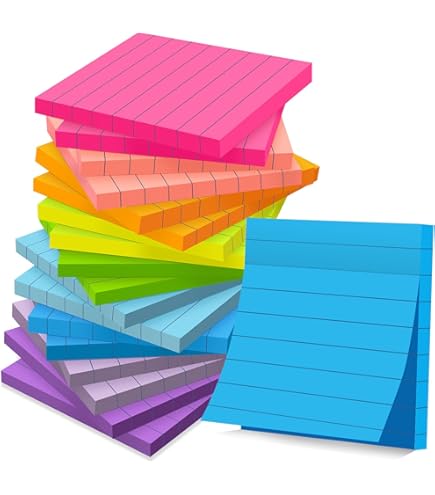 Bloc-notes Adhésifs Pastel – Lot De 8 – Multifonction – Pour Bureau, école Ou Maison - 4