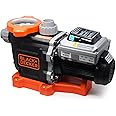 BLACK+DECKER Variable Speed Pool Pump Inground with Filter Basket and Easy Programmable Touch Pad Interface, 1.5 HP