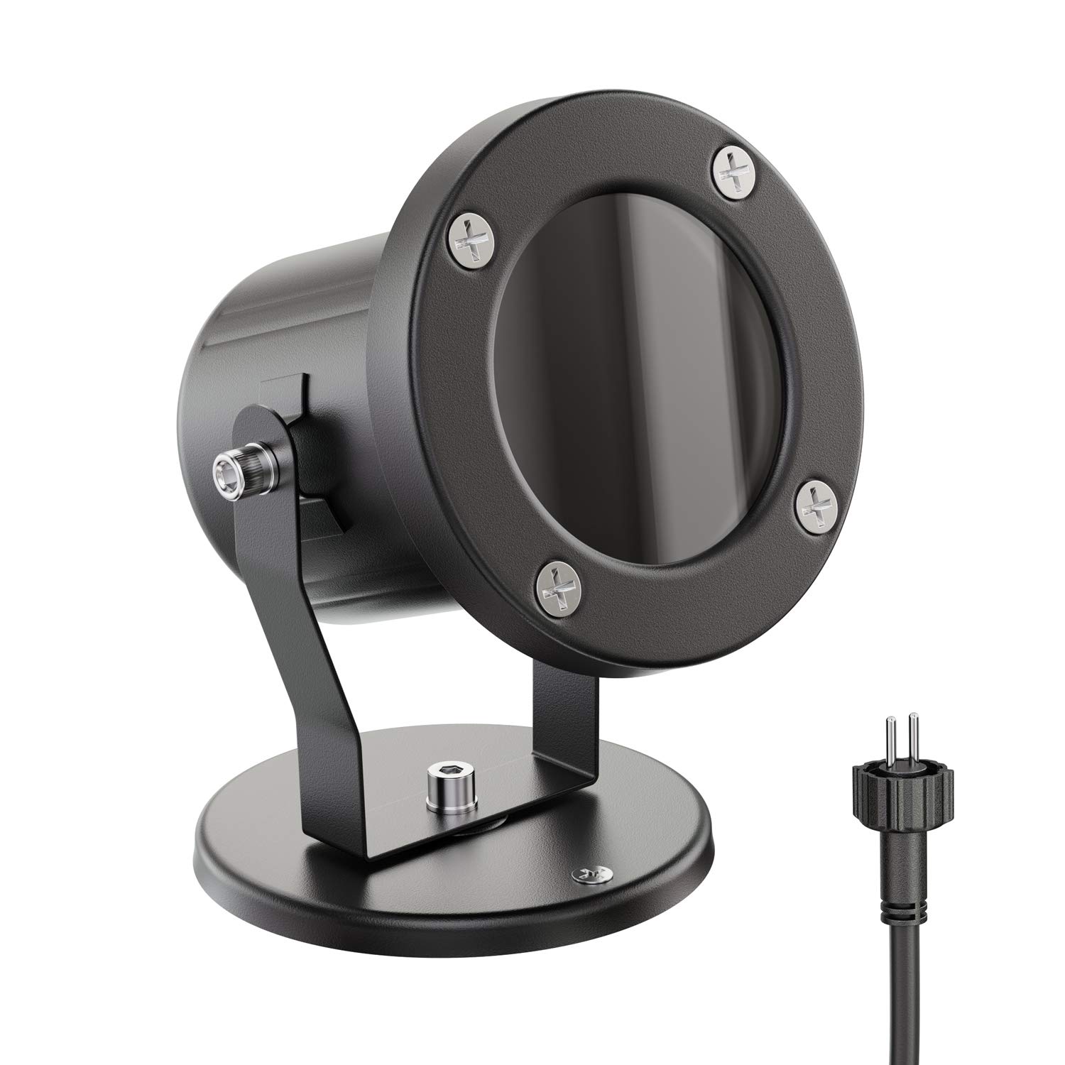 ledscom.de Garden Spotlight KUK for Outdoor use, IP55, Black, 1x GU5.3 max. 15W