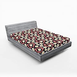 Ambesonne Bacon 2 Pack Fitted Sheet, Yummy Protein