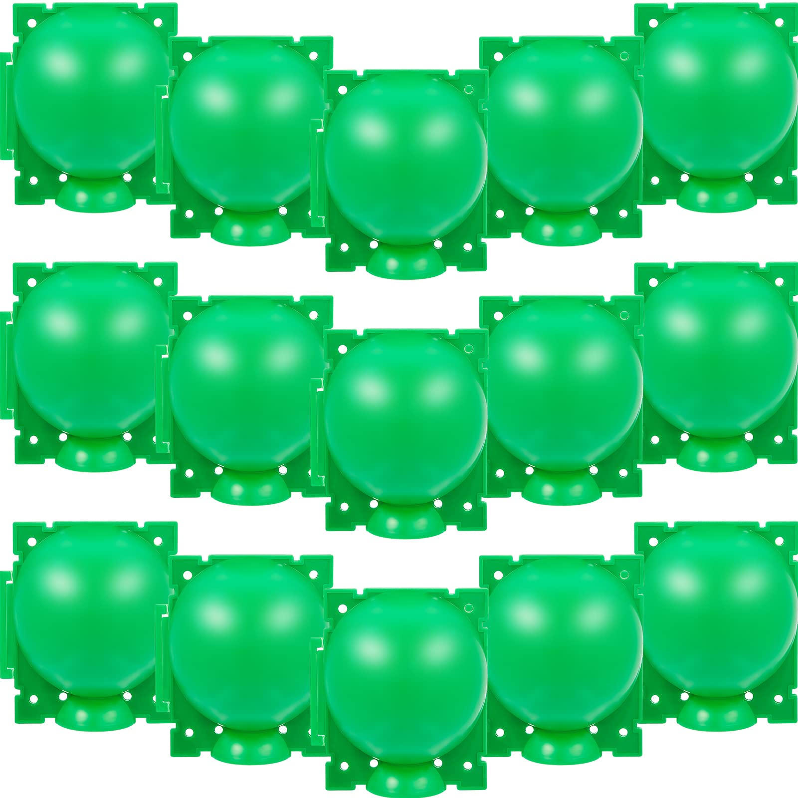 Mudder Plant Rooting Box, 20 Pieces, Green, Indoor/Outdoor, 123.75 cc, Square, Matte, Weather Resistant, Lightweight, Tabletop, Plant Pot