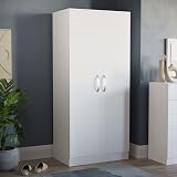 Vida Designs High Gloss White 2 Door Wardrobe 76cm W x 170cm H view 4