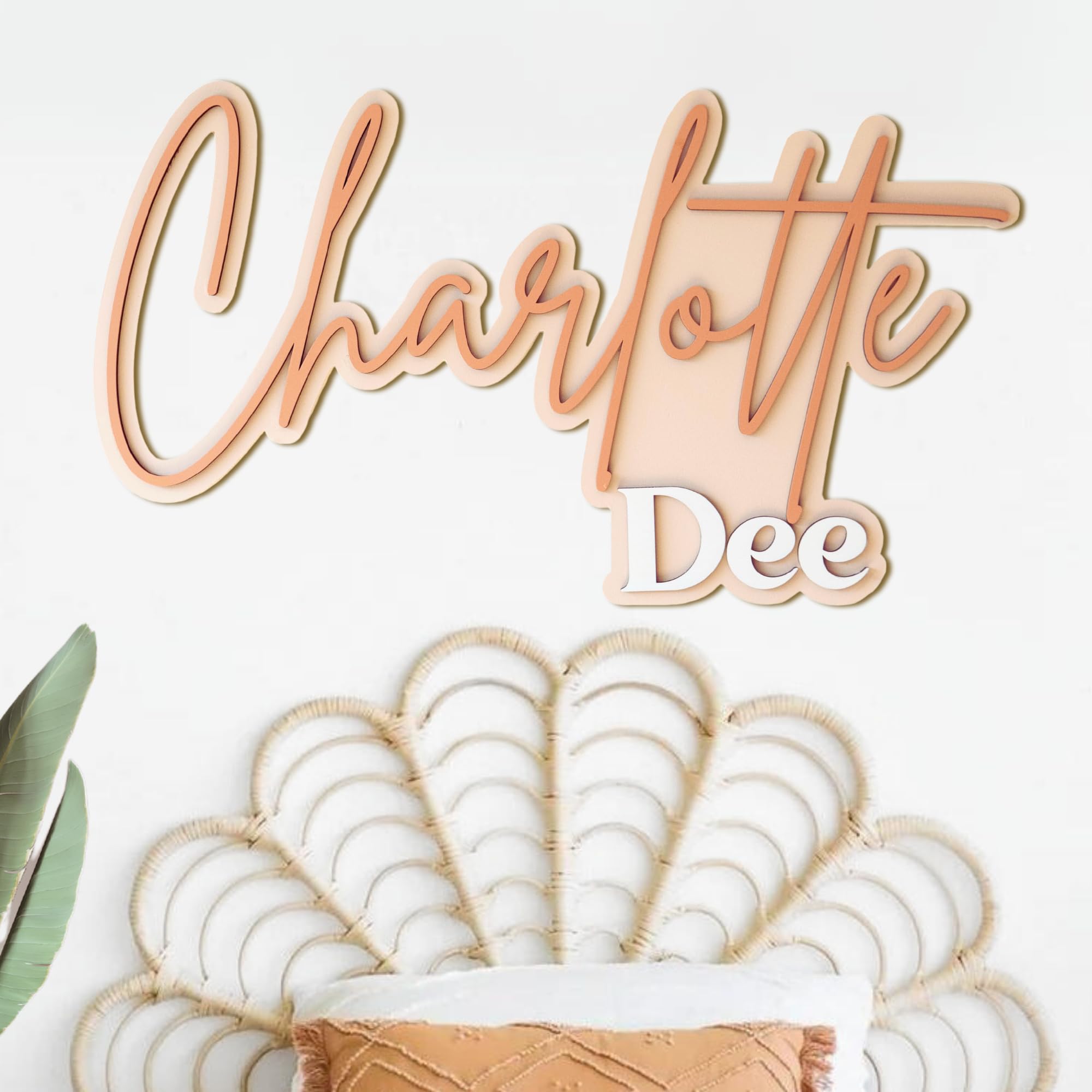 Custom Wood Name Sign for Nursery or Kids