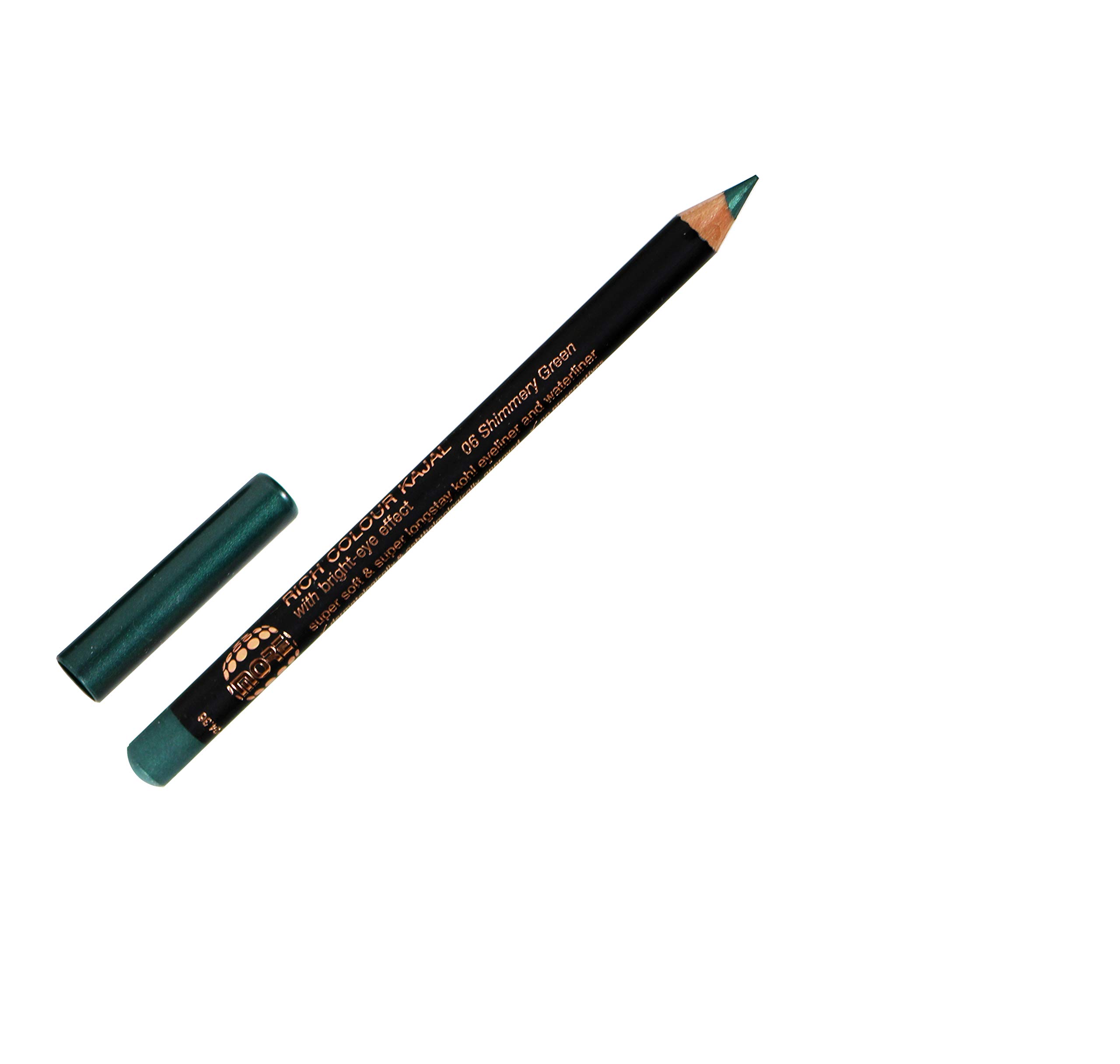 06 Shimmery Green More Rich Colour Kajal bright eye effect eyeliner and waterliner inner eyelid Kohl eye liner pencil