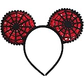 CLGIFT Super Hero Mickey Ears, Adult Mickey Ears, Women Mouse Ears, Minnie Ears, Super Hero Minnie Ear