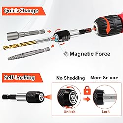 THINKWORK 16pcs Screw Extractor, Spiral Bolt