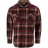 Legendary Whitetails Men’s Long Sleeve Fleece Button Up Heavyweight Shirt