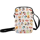 JXGZSO Anime inspired Crossbody Bag Genshin Fans Gift Anime Gaming Crossbody Purse Gamed Themed Bag