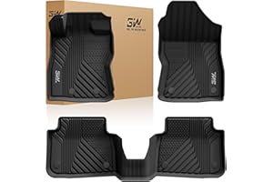 3W Floor Mats for 2024-2025 2026 Subaru Crosstrek & Impreza, All Weather TPE Custom Fit Floor Liners, Full Set Car Accessories (Not for Hybrid Models)