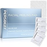Persbeay Glycolic Acid Pads, Exfoliating Toner Pads for Facial Radiance, Dual Action Gentle Face Pad for Deep Cleaning Effect |Peels & Daily Skin Renewal |Salicylic Acid & Vitamins B3 | 30 Treatments