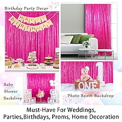 ShinyBeauty Sequin Backdrop Curtain 8FTx8FT Hot