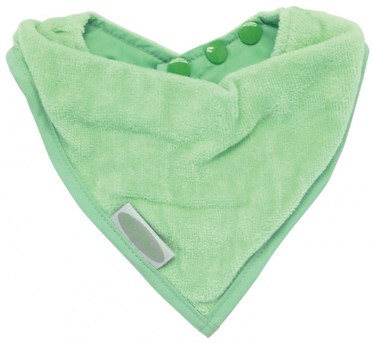Silly Billyz Cotton Teething Bib Mint