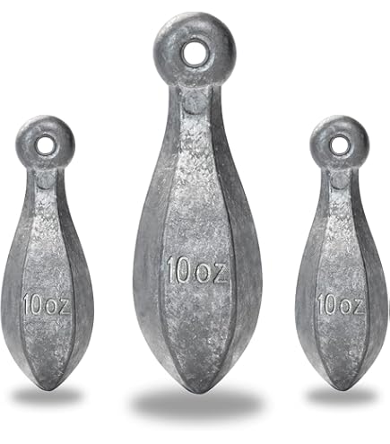 Fishing Weights Bullet Weights Egg Sinkers 1/2 Pc Bullet