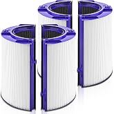 Filter Replacement for Dyson TP04 TP06 TP07 TP10 HP1 HP07 HP09 HP10, 2 Pack | 360 Combi Glass &amp; Activated Carbon Filter for Dyson HP04 HP06 TP09 PH01 PH02 PH03 PH04 Pure Cool Hot Humidify Fan Filter