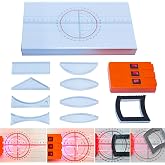 EXBEPE Physics Optics Experiment Set Prisms Convex Lens Triple Laser Refraction School Light Refraction Reflection Learning Educational Science Kits