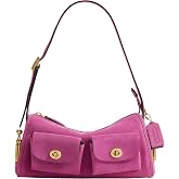 Coach Women's Natural Grain Leather Turnlock Haversack Bag 27