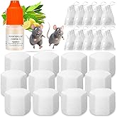 YJOO Mouse Snake Repellent Balls 12 Pack with Peppermint Oil – Indoor Outdoor Rodent Deterrent, Natural Mouse Repellent for Home, Car, Garage, RV, Basement, Garden