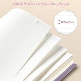 OMEYA Spiral Notebook 8.5 x 11 5 Subject College Ruled 300 Pages view 4