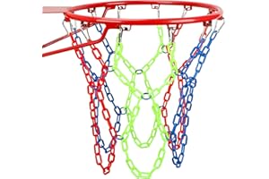 GW Gwongvvei Basketball Net All Weather Anti Whip,Heavy Duty Replacement Basketball net Indoor Outdoor Standard 12 Loops Basketball Hoop