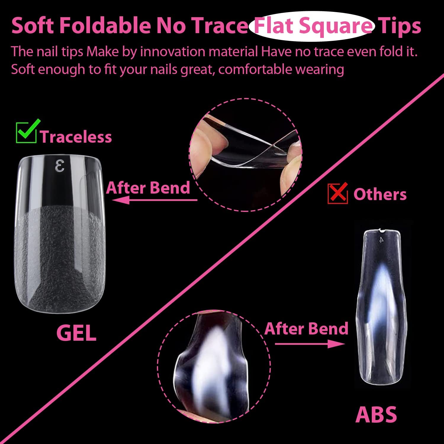 UNA GELLA Short Square Nails - Pre-buff Matte Gel Nail Tips Short Square 120pcs Clear Square Full Cover False Fake Nail Tips for Nail Extension DIY Home Salon 12 Sizes for Women - Image 6